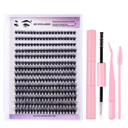 DIY false eyelash lash segmented false lash set thick grafted