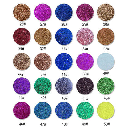 8 color DIY eyeshadow palette matte shimmer glitter high pigmented