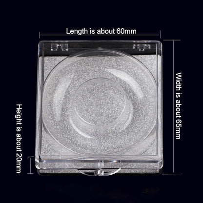 13 color square eyelash box empty packaging box thickened single pair