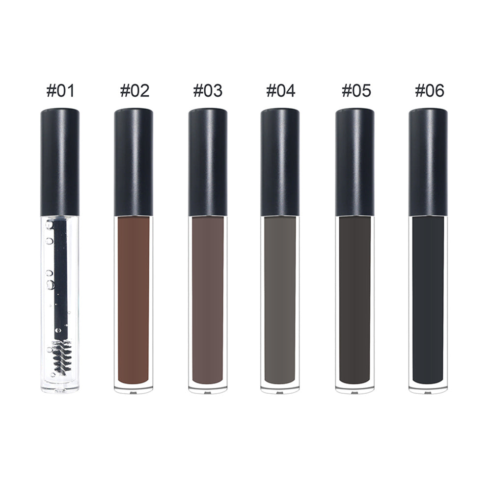 6 Color Eyebrow Tint Eyebrow Dye Gel Liquid Styling Long Lasting Waterproof