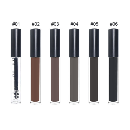 6 Color Eyebrow Tint Eyebrow Dye Gel Liquid Styling Long Lasting Waterproof