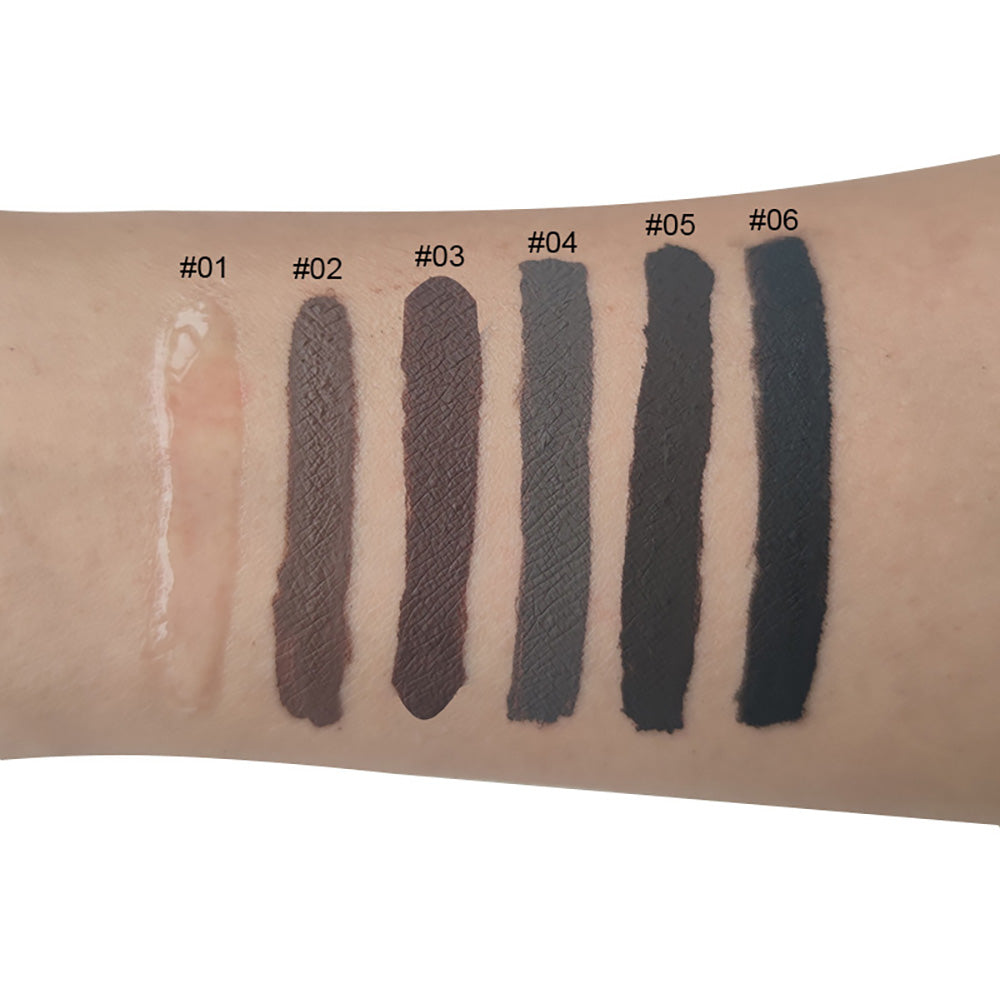 6 Color Eyebrow Tint Eyebrow Dye Gel Liquid Styling Long Lasting Waterproof
