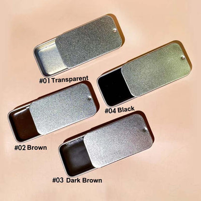 4 color eyebrow wax with brush eyebrow soap brow dye cream styling