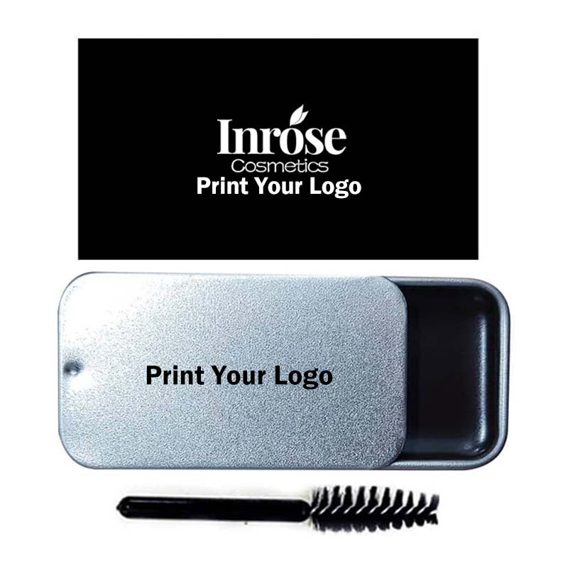 Cire à sourcils 4 couleurs avec brosse, savon à sourcils, crème colorante pour sourcils, coiffage