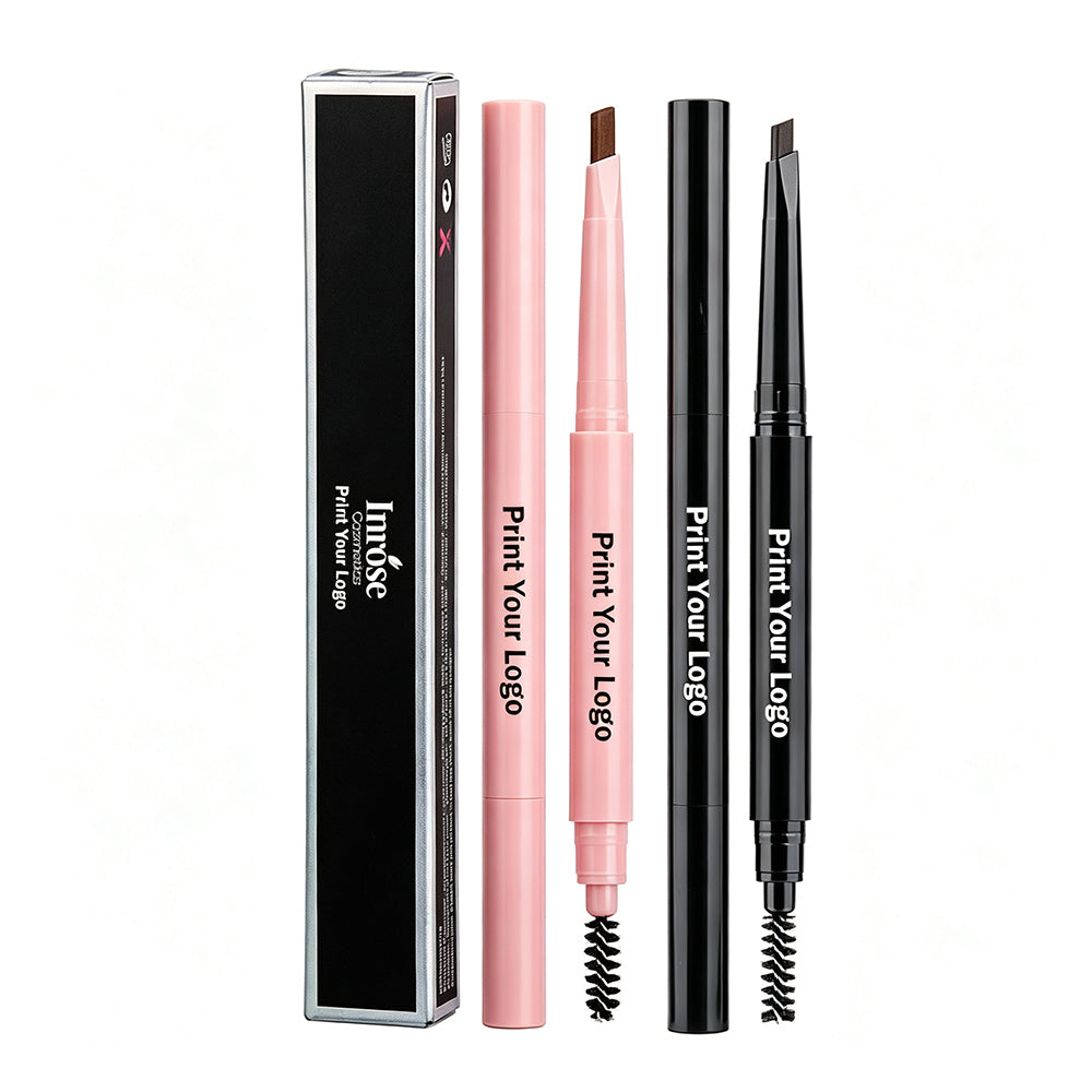 Crayon à sourcils 4 couleurs, teinture pour sourcils, waterproof, longue tenue, double embout