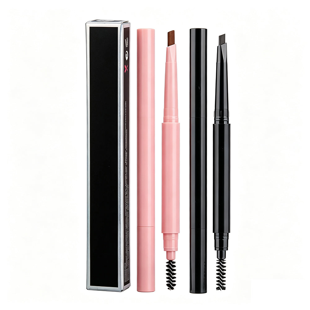 Crayon à sourcils 4 couleurs, teinture pour sourcils, waterproof, longue tenue, double embout