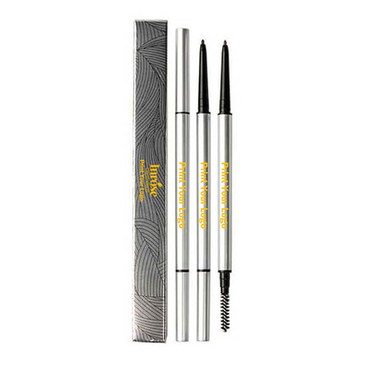 5 color eyebrow pencil high pigmented silver brow pen waterproof private label