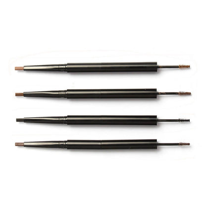 4 color eyebrow pencil 3 in 1 brow pen multi-function waterproof