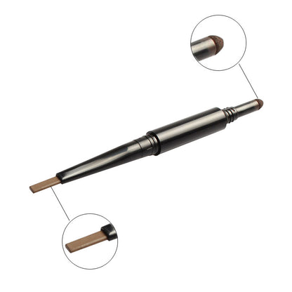4 Color 3 In 1 Eyebrow Pencil Brow Pen Multi-Function Waterproof Long Lasting