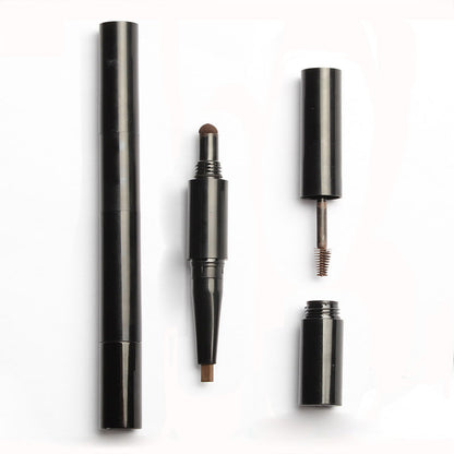 4 Color 3 In 1 Eyebrow Pencil Brow Pen Multi-Function Waterproof Long Lasting