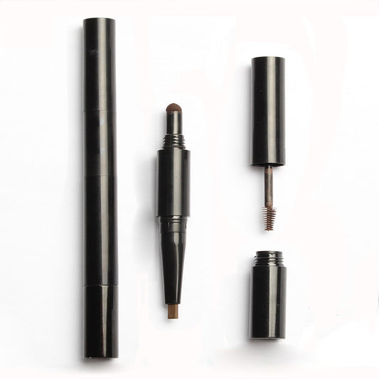 4 Color 3 In 1 Eyebrow Pencil Brow Pen Multi-Function Waterproof Long Lasting