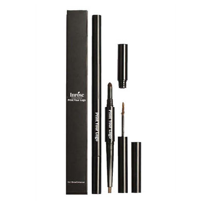 4 color 3 in 1 eyebrow pencil brow pen multi-function waterproof long lasting