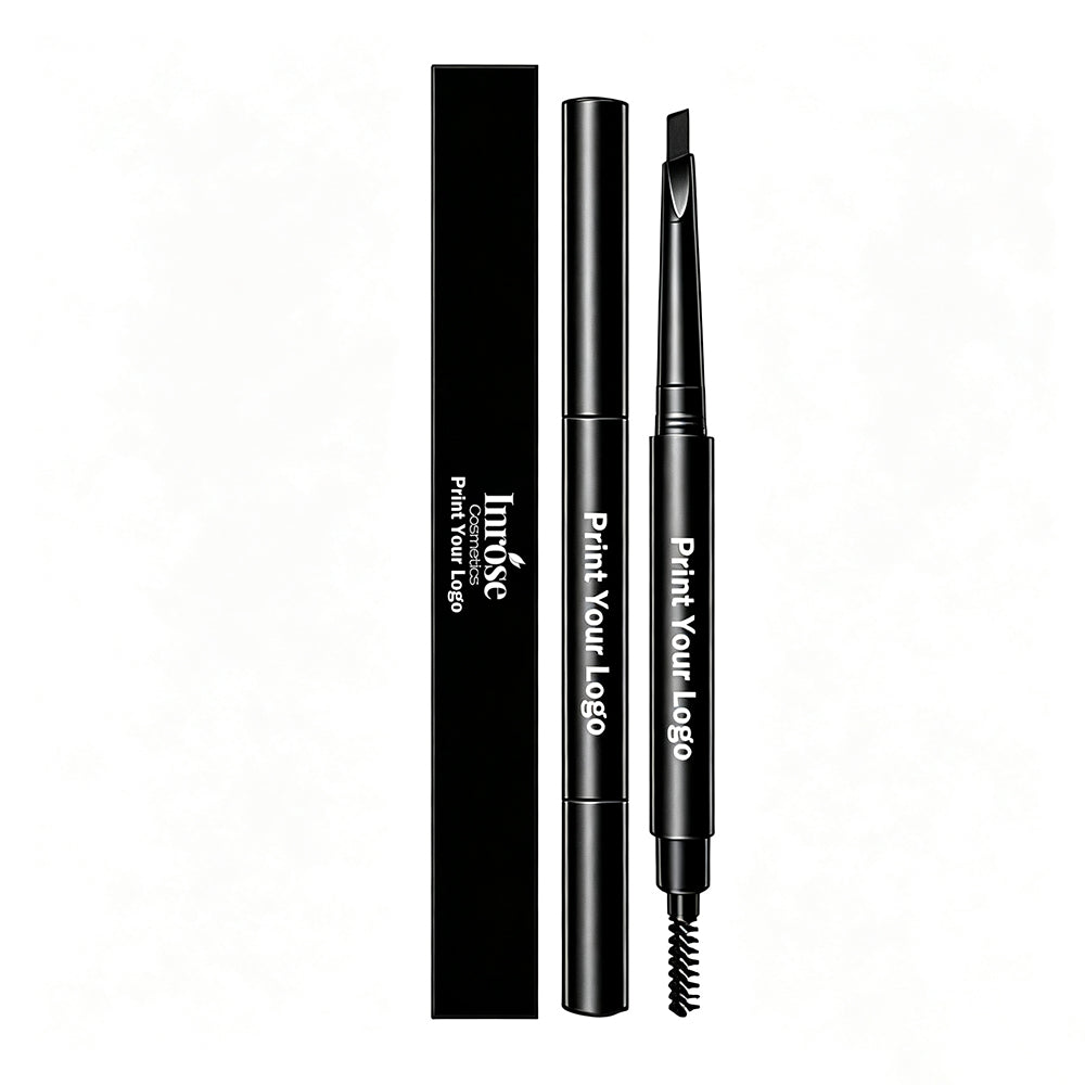 5 Color Eyebrow Pencil Double-Ended Brow Pen Long Lasting Waterproof