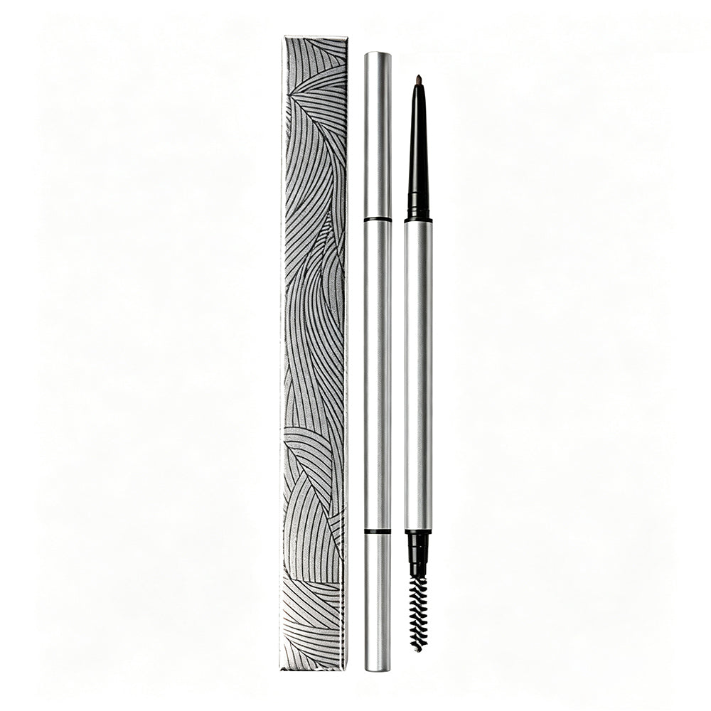 5 Color Eyebrow Pencil High Pigmented Silver Brow Pen Waterproof Private Label