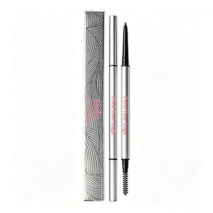 5 Color Eyebrow Pencil High Pigmented Silver Brow Pen Waterproof Private Label