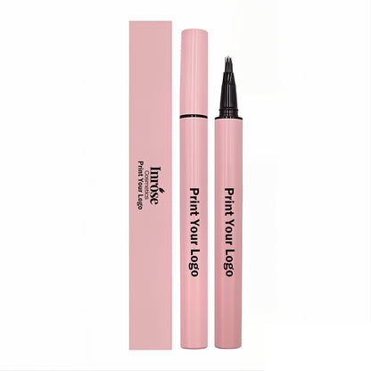 5 Color Liquid Eyebrow Pencil Waterproof Non-Smudge Four-Pronged Brow Pen