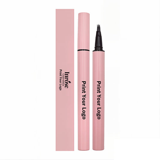 5 Color Liquid Eyebrow Pencil Waterproof Non-Smudge Four-Pronged Brow Pen