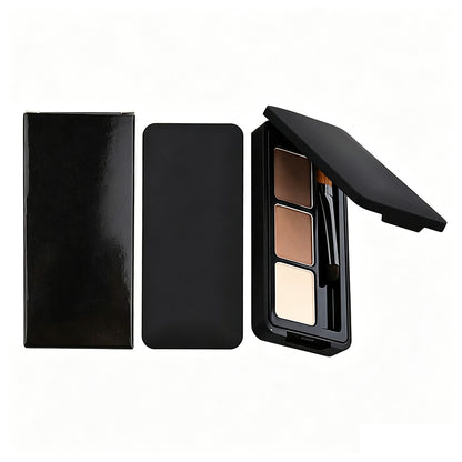 Eyebrow Powder Set With Brush Waterproof Long Lasting Vegan Private Label