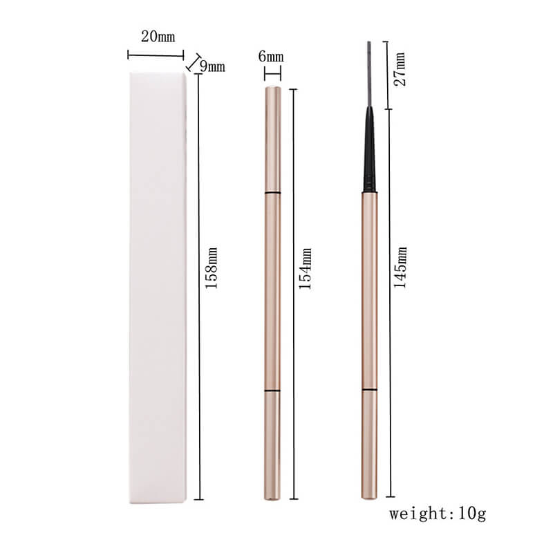 7 color eyebrow pencil brow pen with brush long lasting waterproof