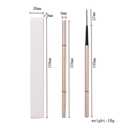 7 color eyebrow pencil brow pen with brush long lasting waterproof
