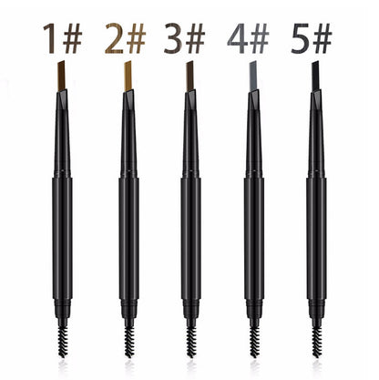 5 color eyebrow pencil double-ended brow pen long lasting waterproof