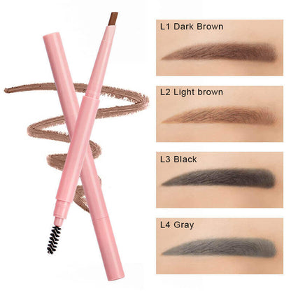 4 color eyebrow pencil brow tint waterproof long lasting double-headed