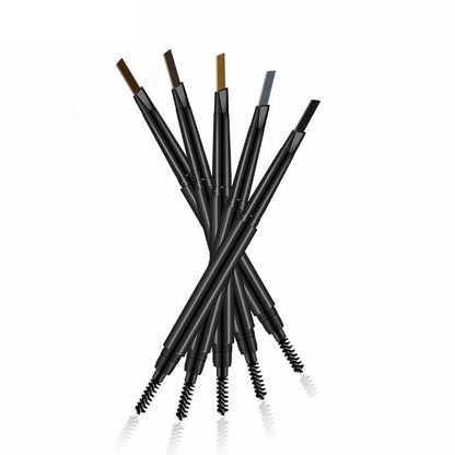5 color eyebrow pencil double-ended brow pen long lasting waterproof