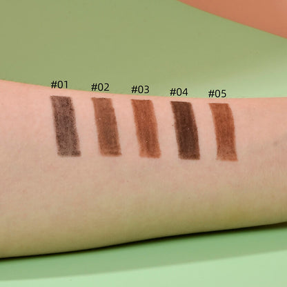 5 color eyebrow pencil high pigmented brow pen waterproof