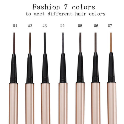 7 color eyebrow pencil brow pen with brush long lasting waterproof