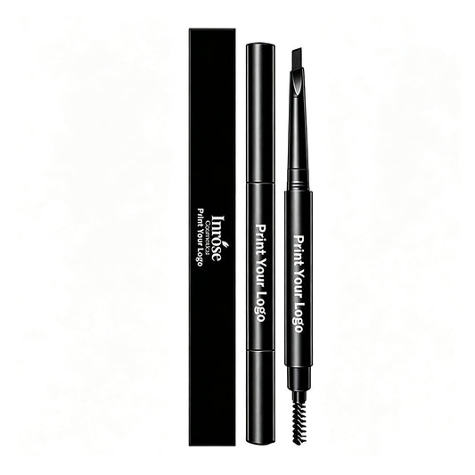 5 Color Eyebrow Pencil Double-Ended Brow Pen Long Lasting Waterproof