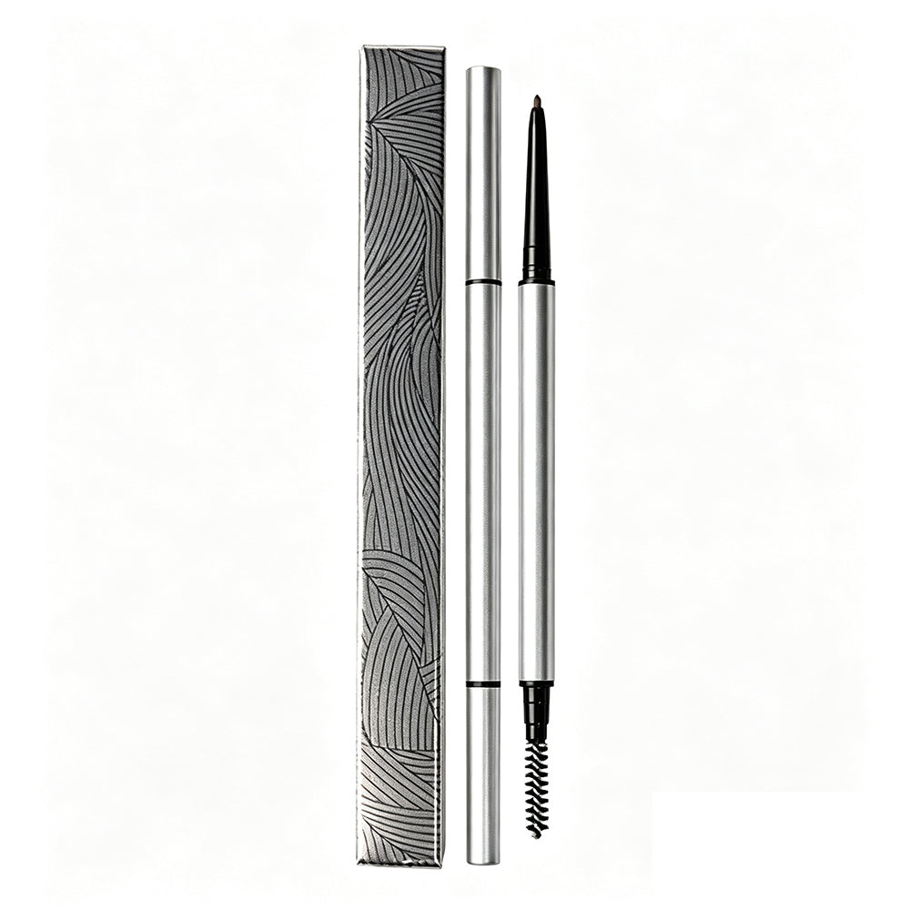 5 Color Eyebrow Pencil High Pigmented Silver Brow Pen Waterproof Private Label