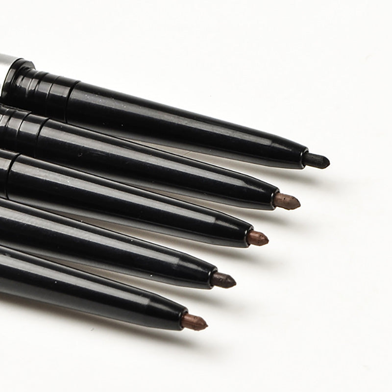 5 Color Eyebrow Pencil High Pigmented Silver Brow Pen Waterproof Private Label