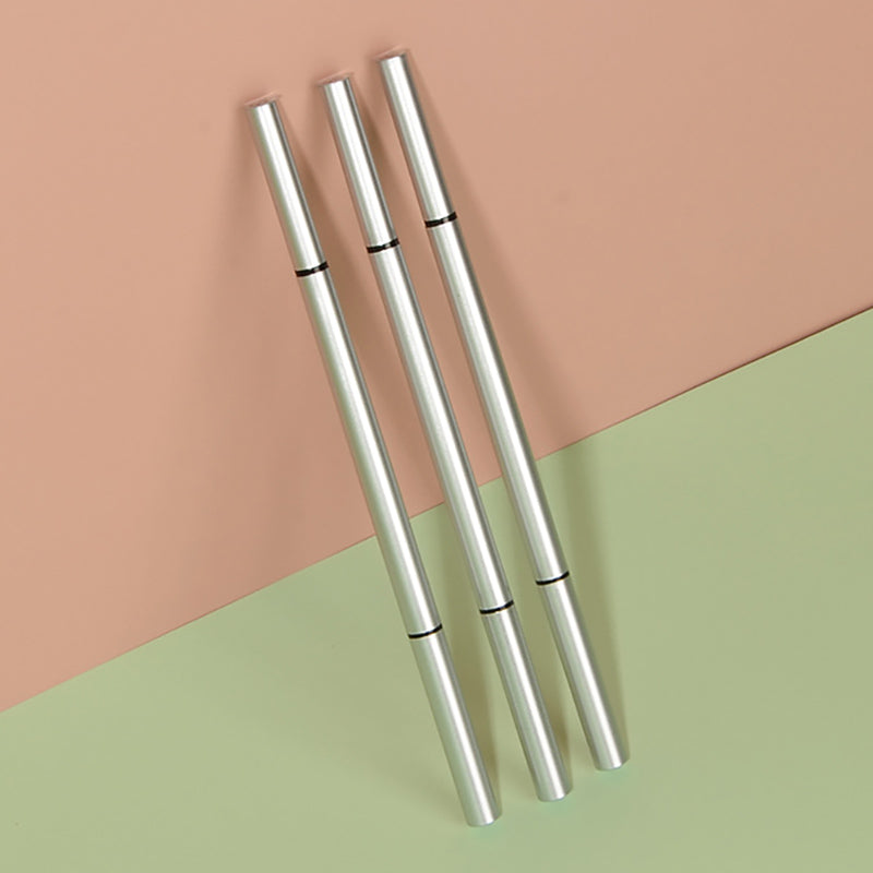 5 Color Eyebrow Pencil High Pigmented Silver Brow Pen Waterproof Private Label
