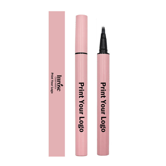 5 color liquid eyebrow pencil waterproof non-smudge four-pronged brow pen