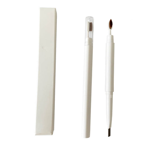 6 color eyebrow pencil with brush double head waterproof long lasting