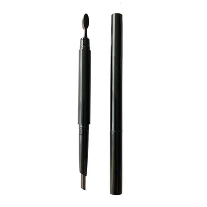 6 color eyebrow pencil with brush double head waterproof long lasting