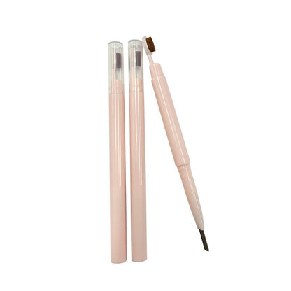 6 color eyebrow pencil with brush double head waterproof long lasting