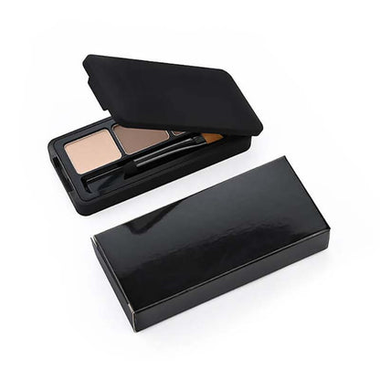 Eyebrow powder set with brush waterproof long lasting