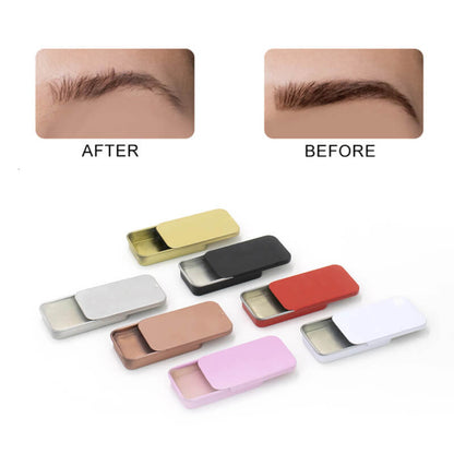 12 color eyebrow soap with brush styling brow shaping colorless
