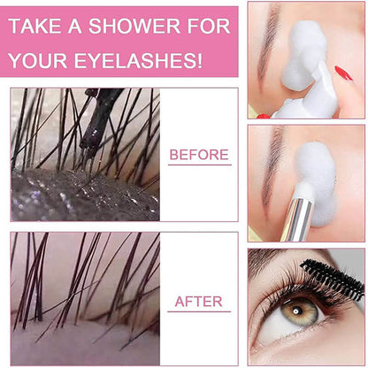 Eyelash shampoo kit cleaning eyebrow foam lash mousse lash wash vegan