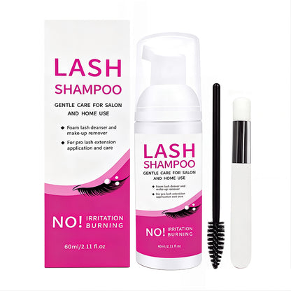 Eyelash Shampoo Kit Cleaning Eyebrow Foam Lash Mousse Lash Wash Vegan