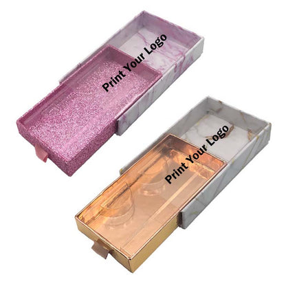 Eyelash empty box eyelash packaging box pulling rectangular window