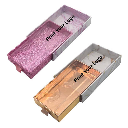 Eyelash empty box eyelash packaging box pulling rectangular window