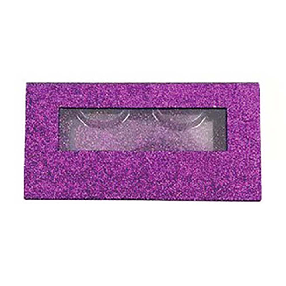 Boîte vide de 21 couleurs de faux cils, boîte rectangulaire à couvercle transparent