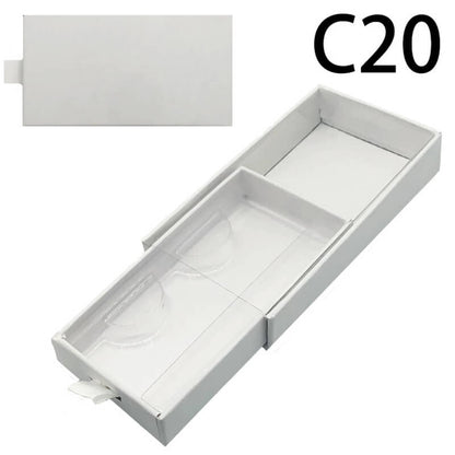 Eyelash empty box eyelash packaging box pulling rectangular window
