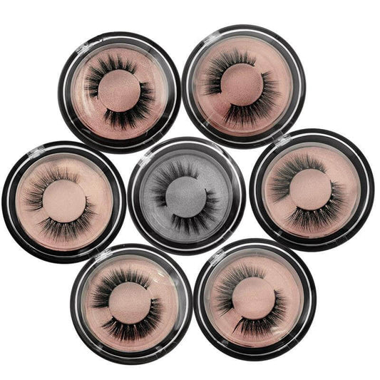 3D false eyelash mink hair curl thick reusable easy to wear