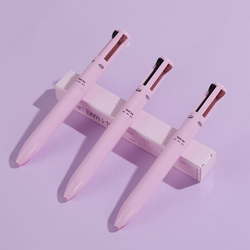 4 in 1 makeup pen eyebrow eyeliner lipliner highlighter pencil matte vegan