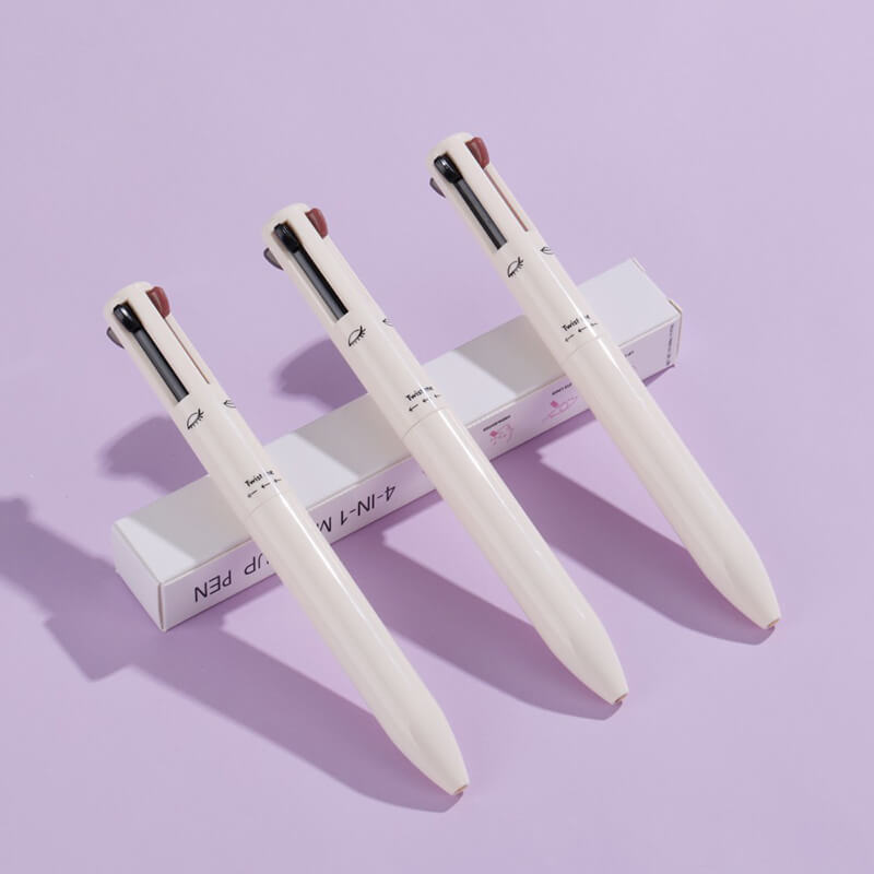 4 in 1 makeup pen eyebrow eyeliner lipliner highlighter pencil matte vegan