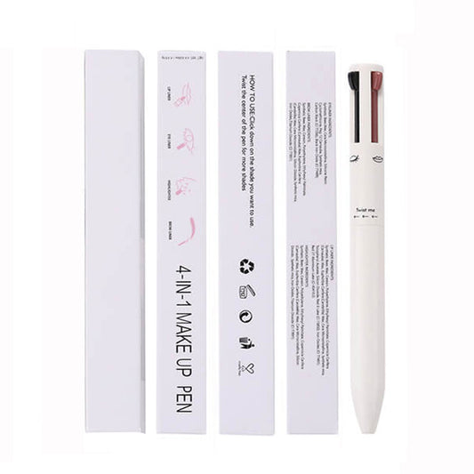 4 in 1 makeup pen eyebrow eyeliner lipliner highlighter pencil matte vegan