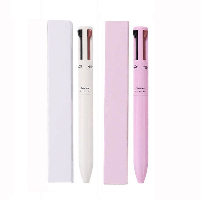 4 in 1 makeup pen eyebrow eyeliner lipliner highlighter pencil matte vegan